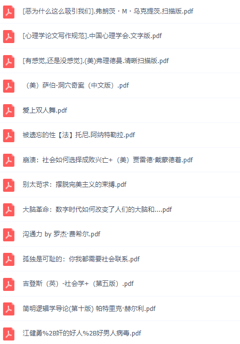 必讀！300本心理學(xué)電子書，教你用理性思考問題！插圖6