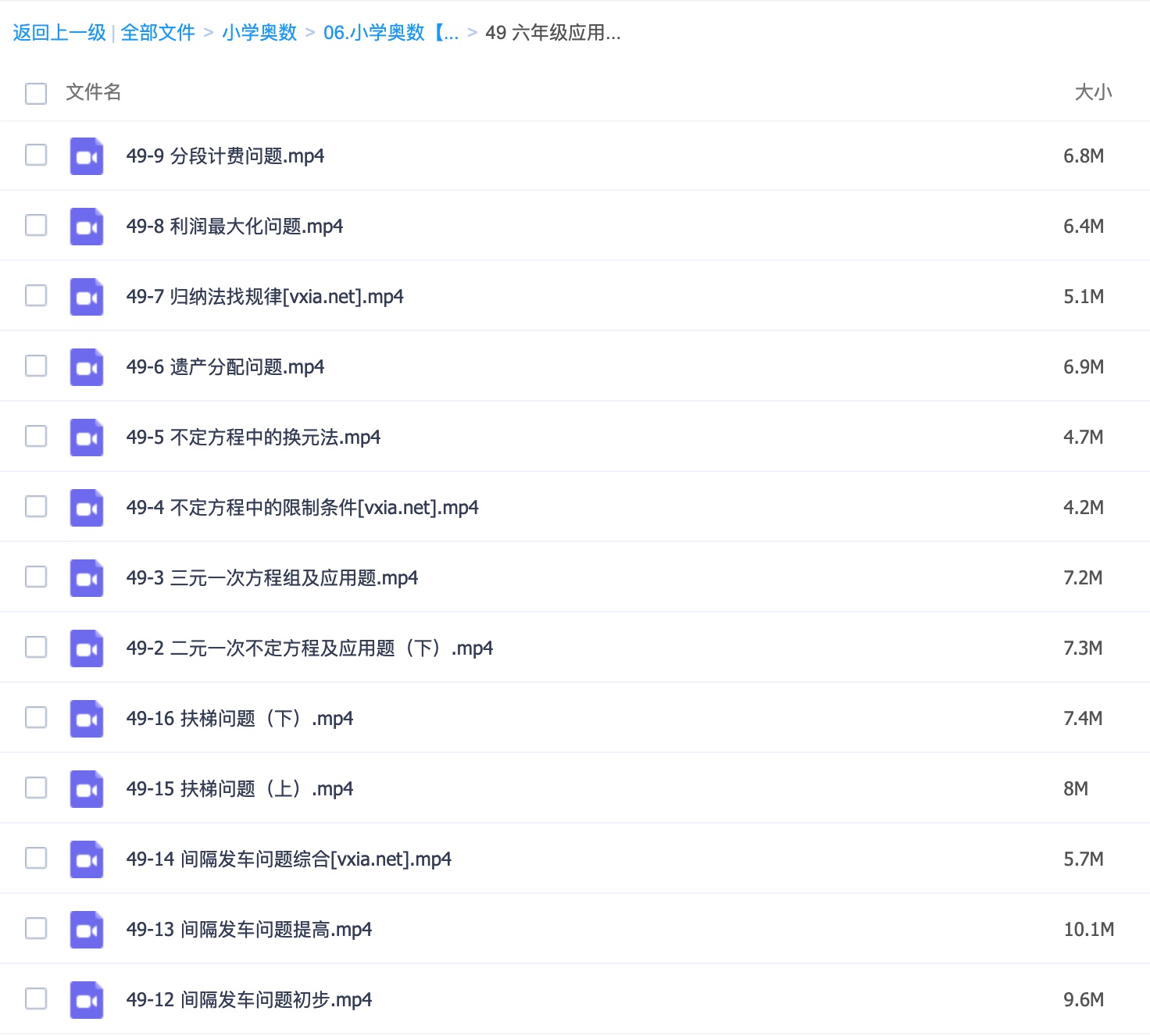 小學奧數(shù)一二三四五六年紀精品教程教材資料合集 百度網盤插圖3