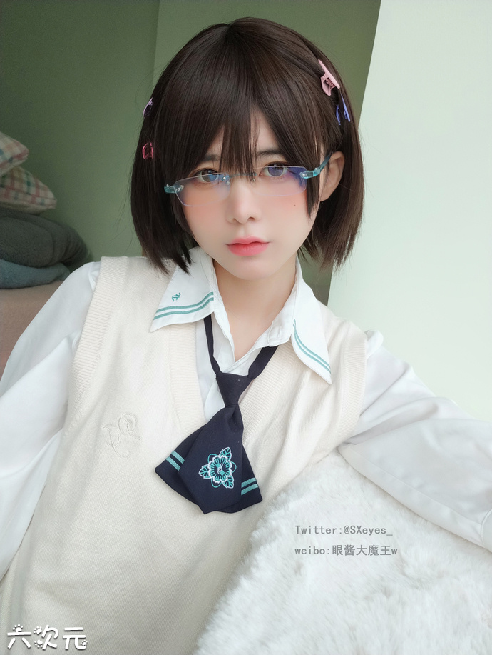 少女感滿滿！眼醬大魔王COS攝影作品圖包合集68套插圖
