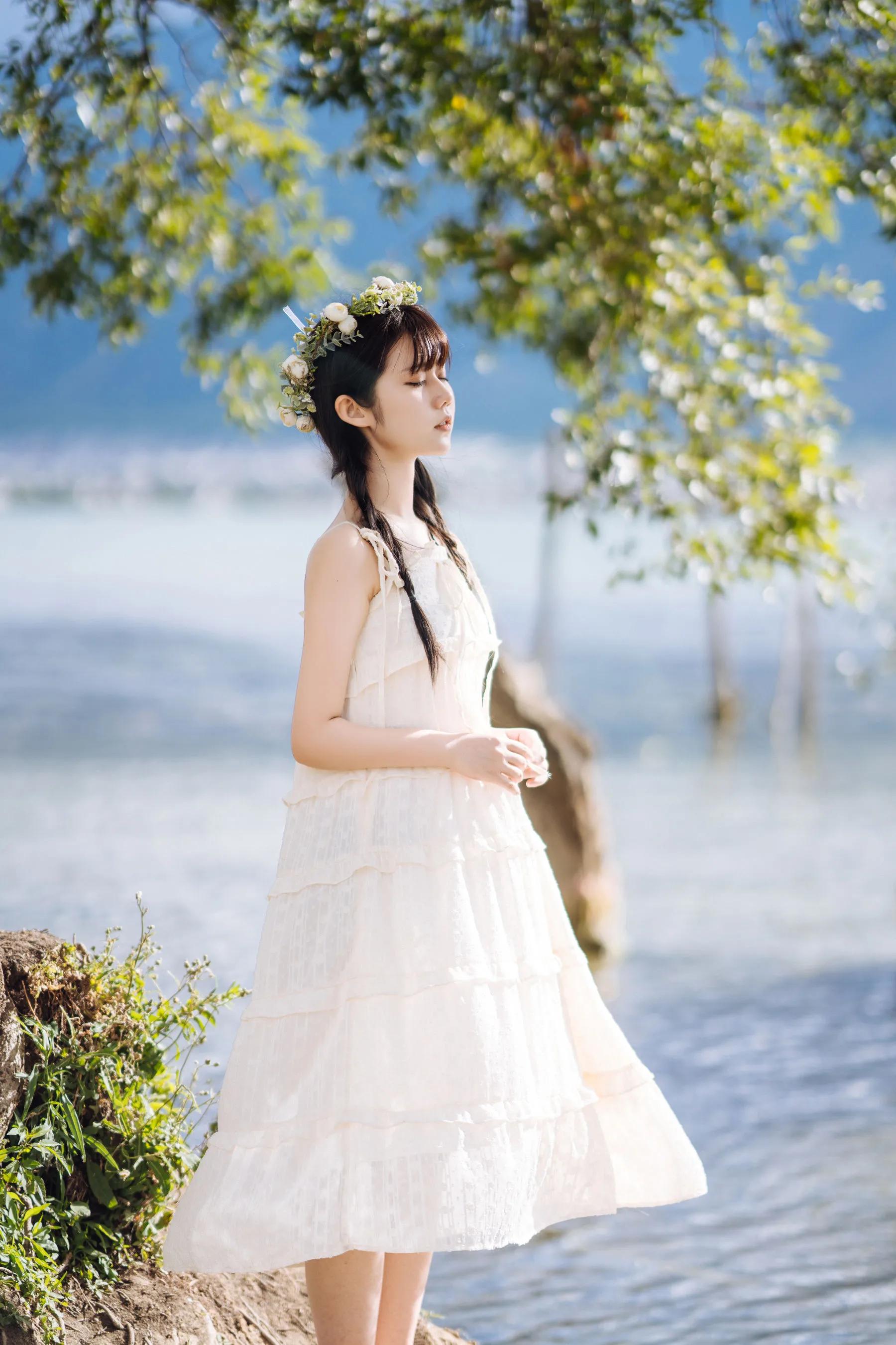 喵糖映畫 海邊姑娘（鏡醬）純色白裙，嚶嚶嚶插圖12