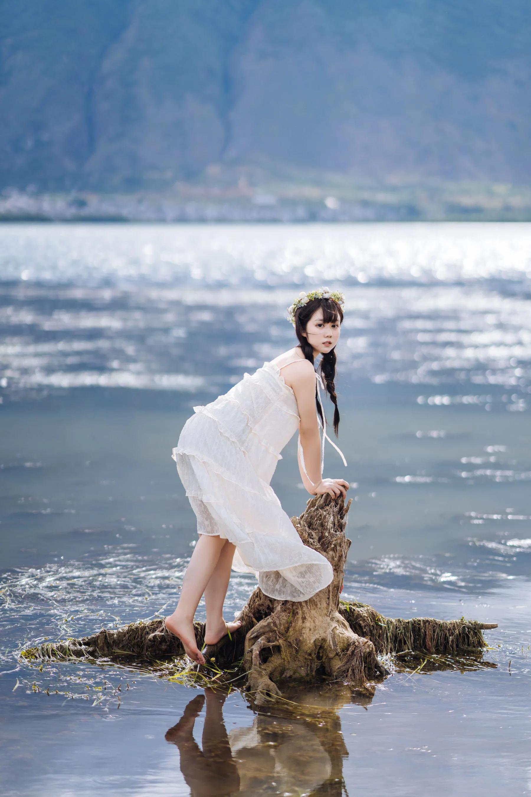 喵糖映畫 海邊姑娘（鏡醬）純色白裙，嚶嚶嚶插圖16