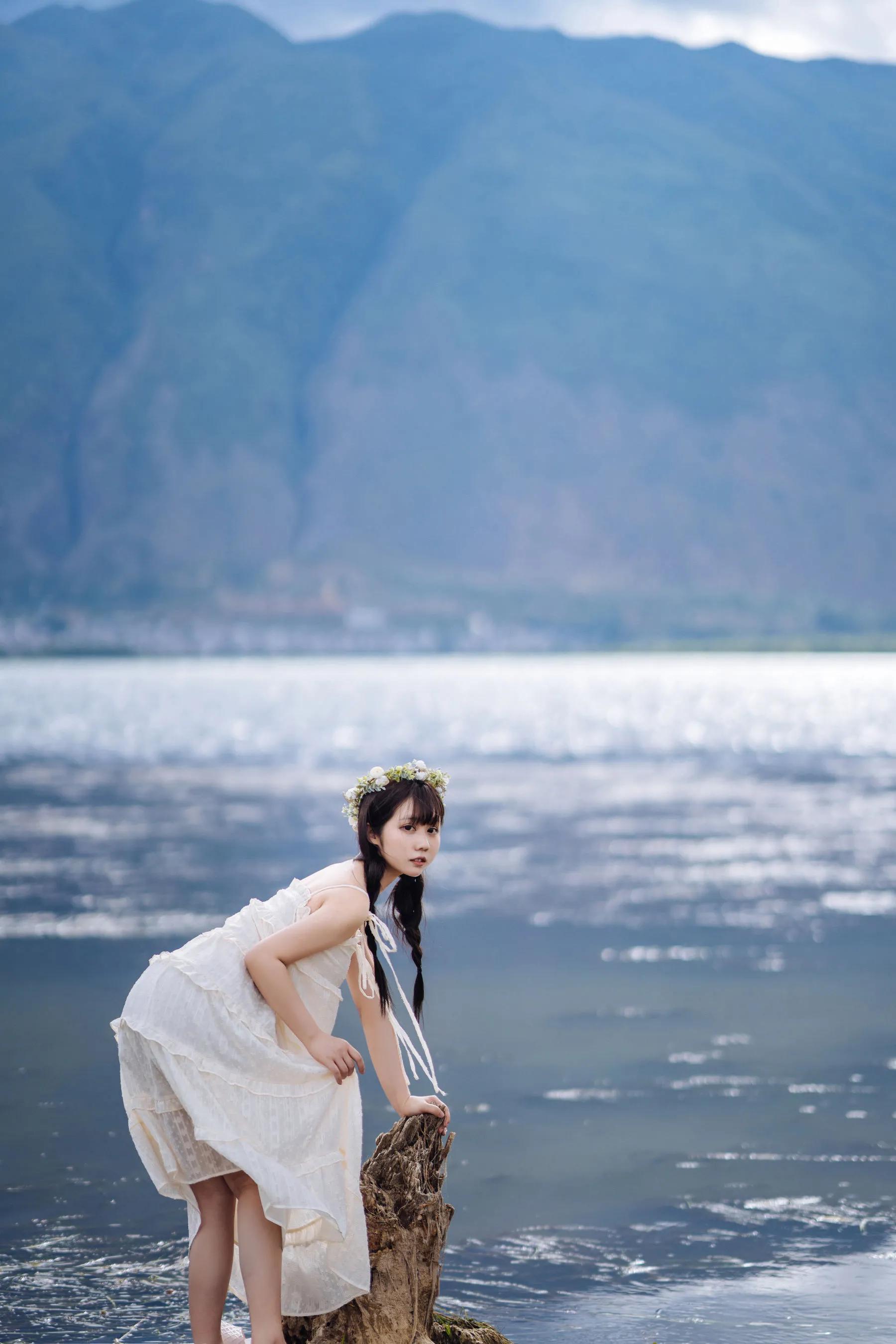 喵糖映畫 海邊姑娘（鏡醬）純色白裙，嚶嚶嚶插圖17