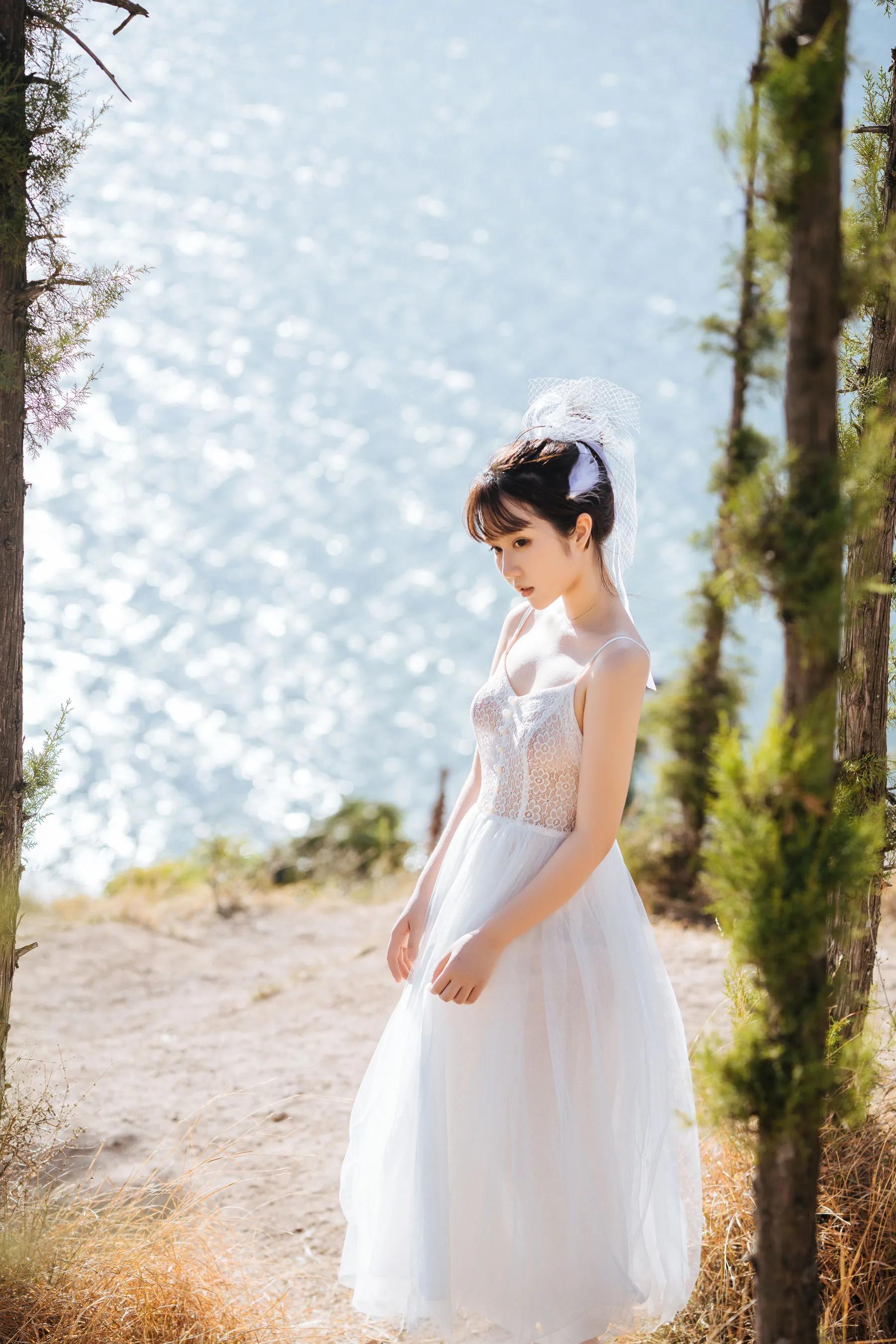 喵糖映畫 海邊姑娘（鏡醬）純色白裙，嚶嚶嚶插圖30