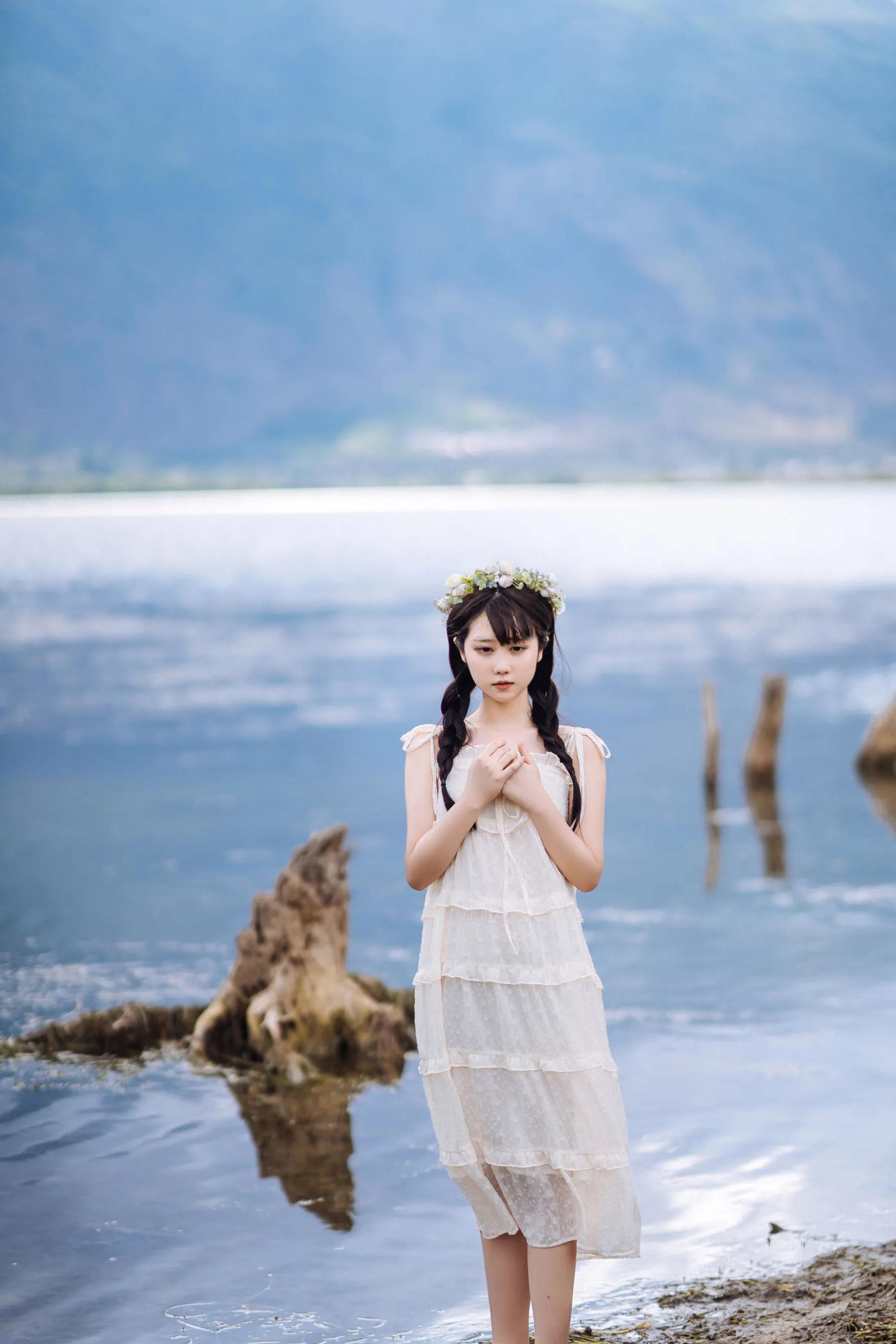 喵糖映畫 海邊姑娘（鏡醬）純色白裙，嚶嚶嚶插圖18