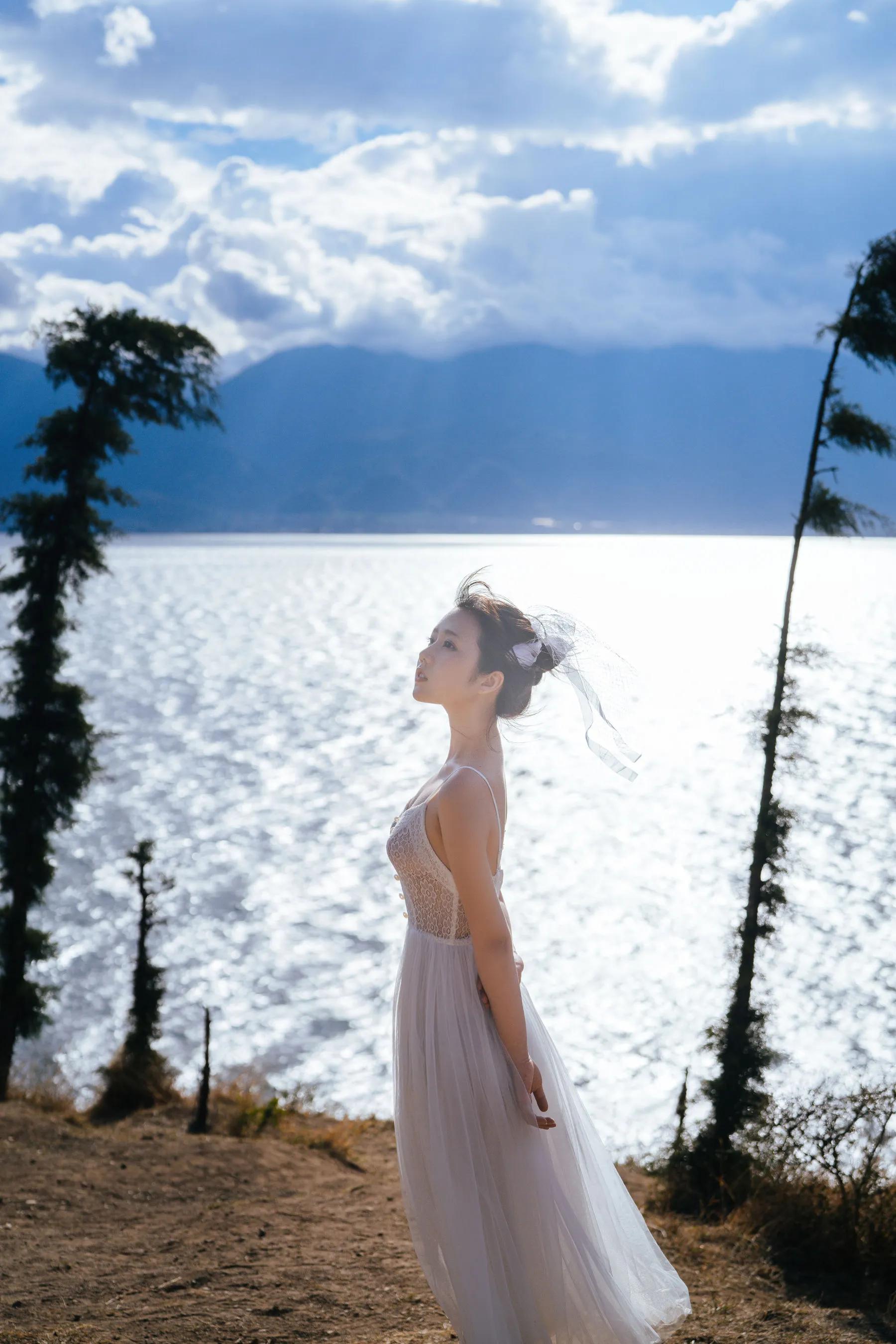 喵糖映畫 海邊姑娘（鏡醬）純色白裙，嚶嚶嚶插圖35