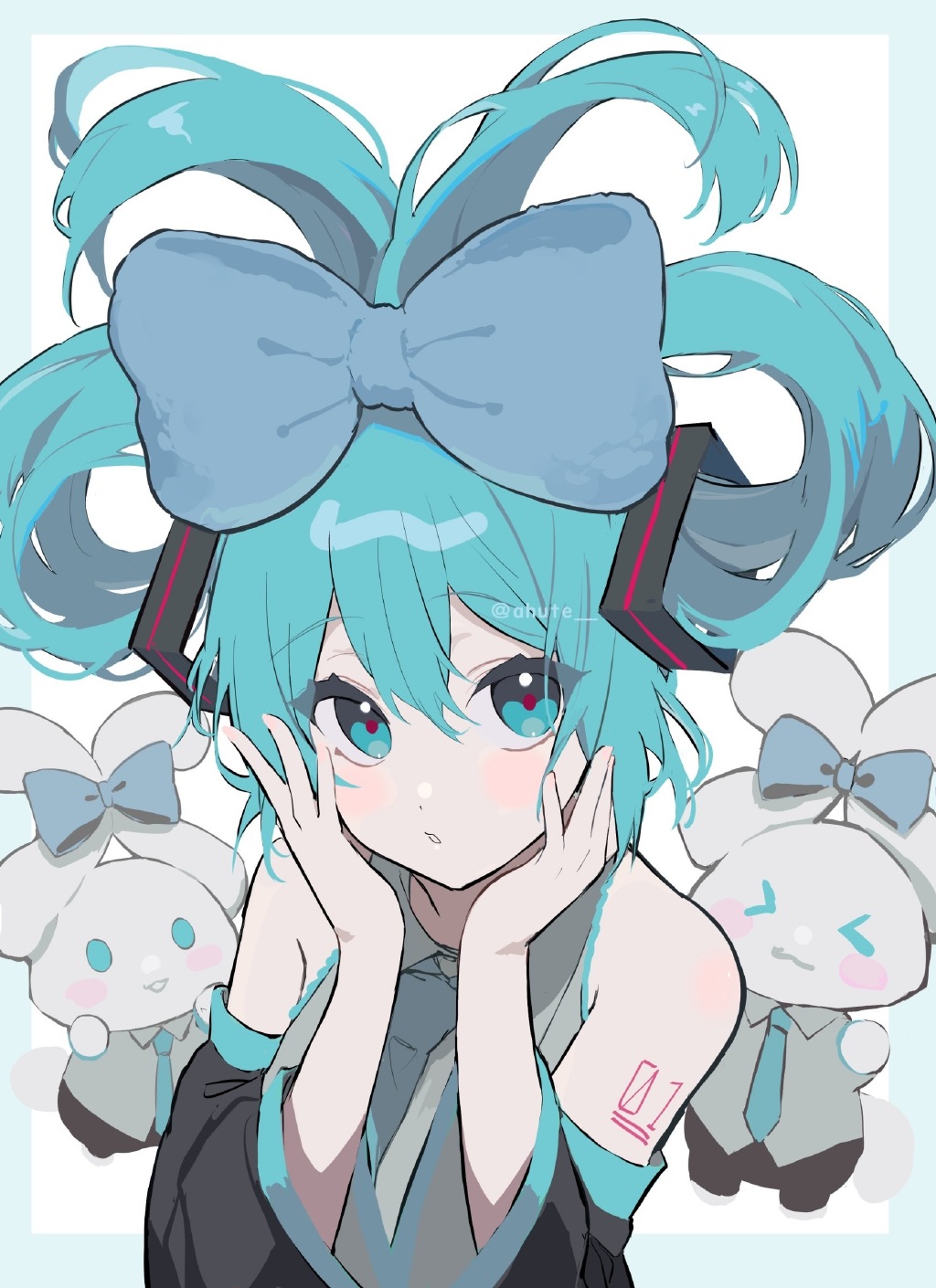 萌萌的玉桂狗初音未來(lái)組合登場(chǎng)，雙倍的萌萌氣息超治愈插圖16