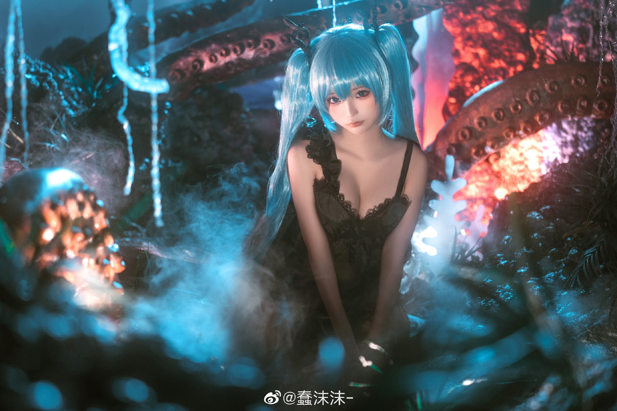 文藝復(fù)古！蠢沫沫推出初音未來深海少女主題作品插圖2