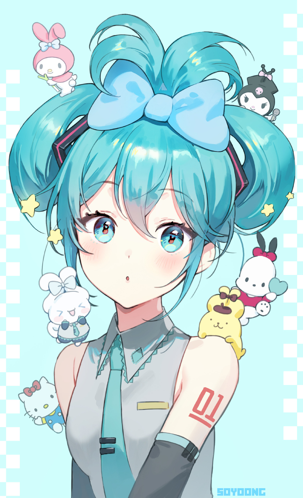 萌萌的玉桂狗初音未來(lái)組合登場(chǎng)，雙倍的萌萌氣息超治愈插圖19