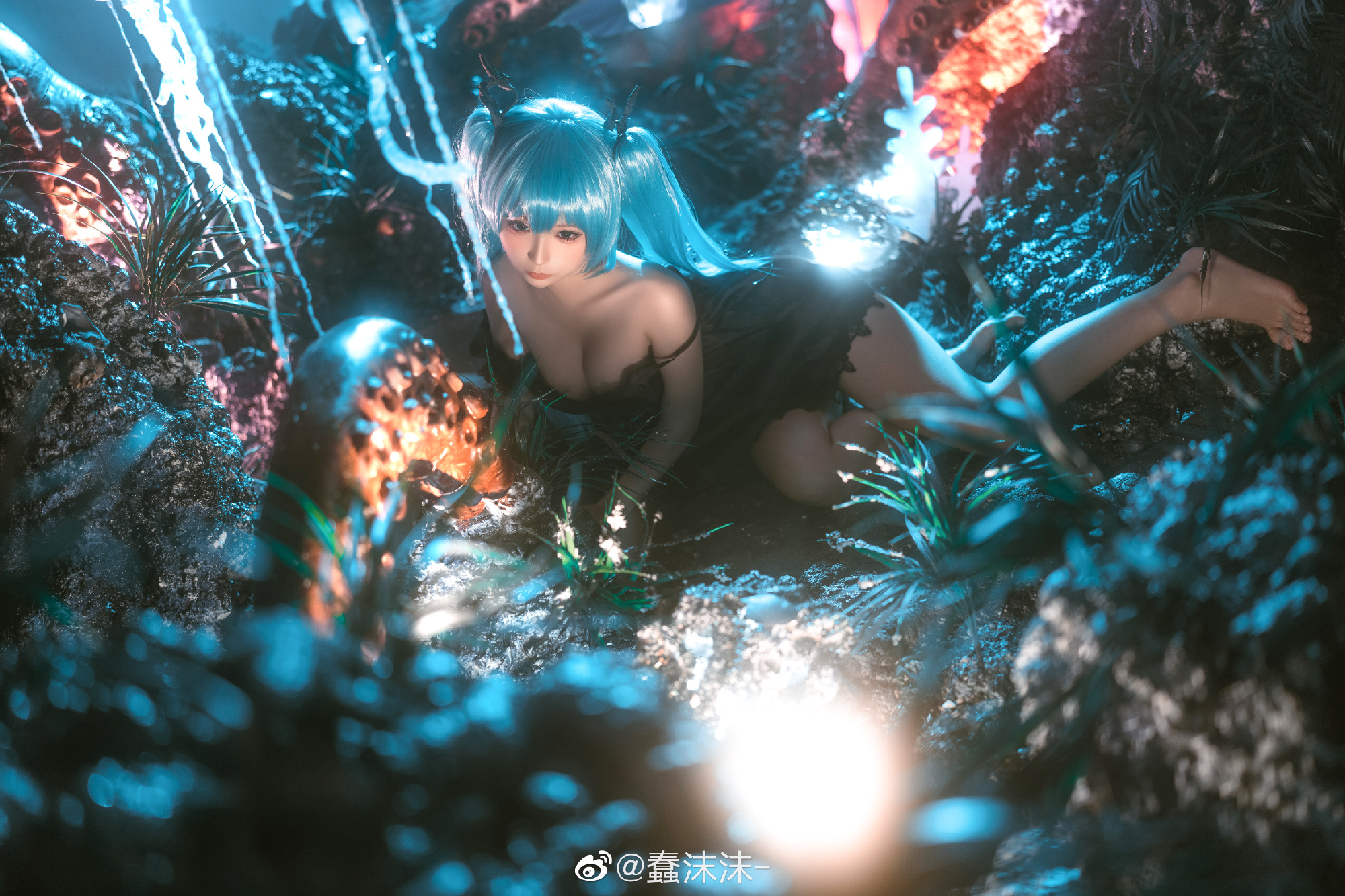 文藝復(fù)古！蠢沫沫推出初音未來深海少女主題作品插圖7