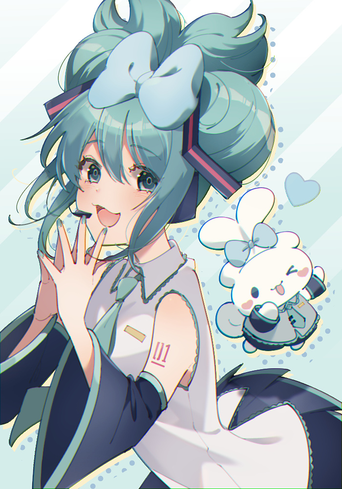 萌萌的玉桂狗初音未來(lái)組合登場(chǎng)，雙倍的萌萌氣息超治愈插圖4