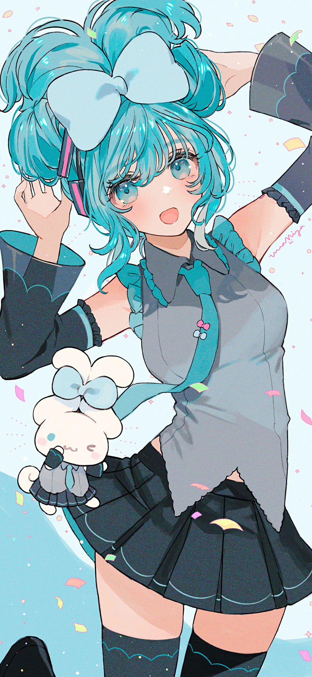 萌萌的玉桂狗初音未來(lái)組合登場(chǎng)，雙倍的萌萌氣息超治愈插圖18
