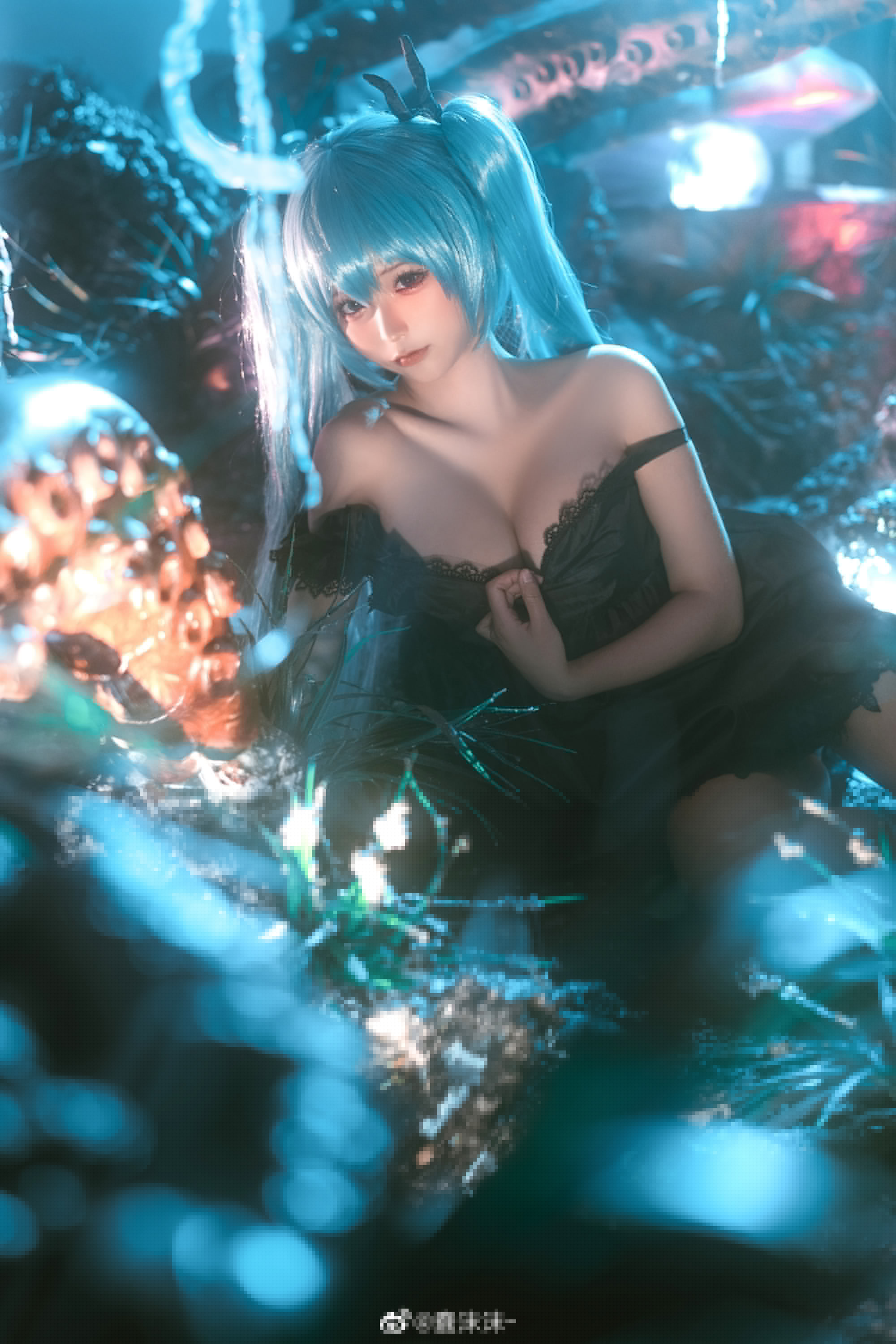 文藝復(fù)古！蠢沫沫推出初音未來深海少女主題作品插圖8